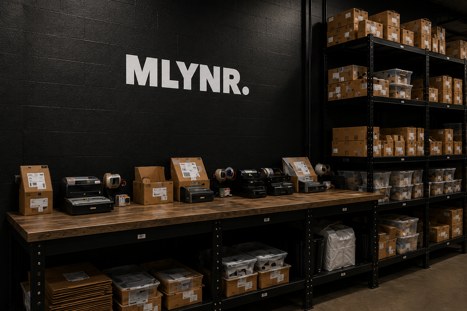 MLYNR depo — kargo hazırlığı